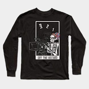 Skull and camera Long Sleeve T-Shirt